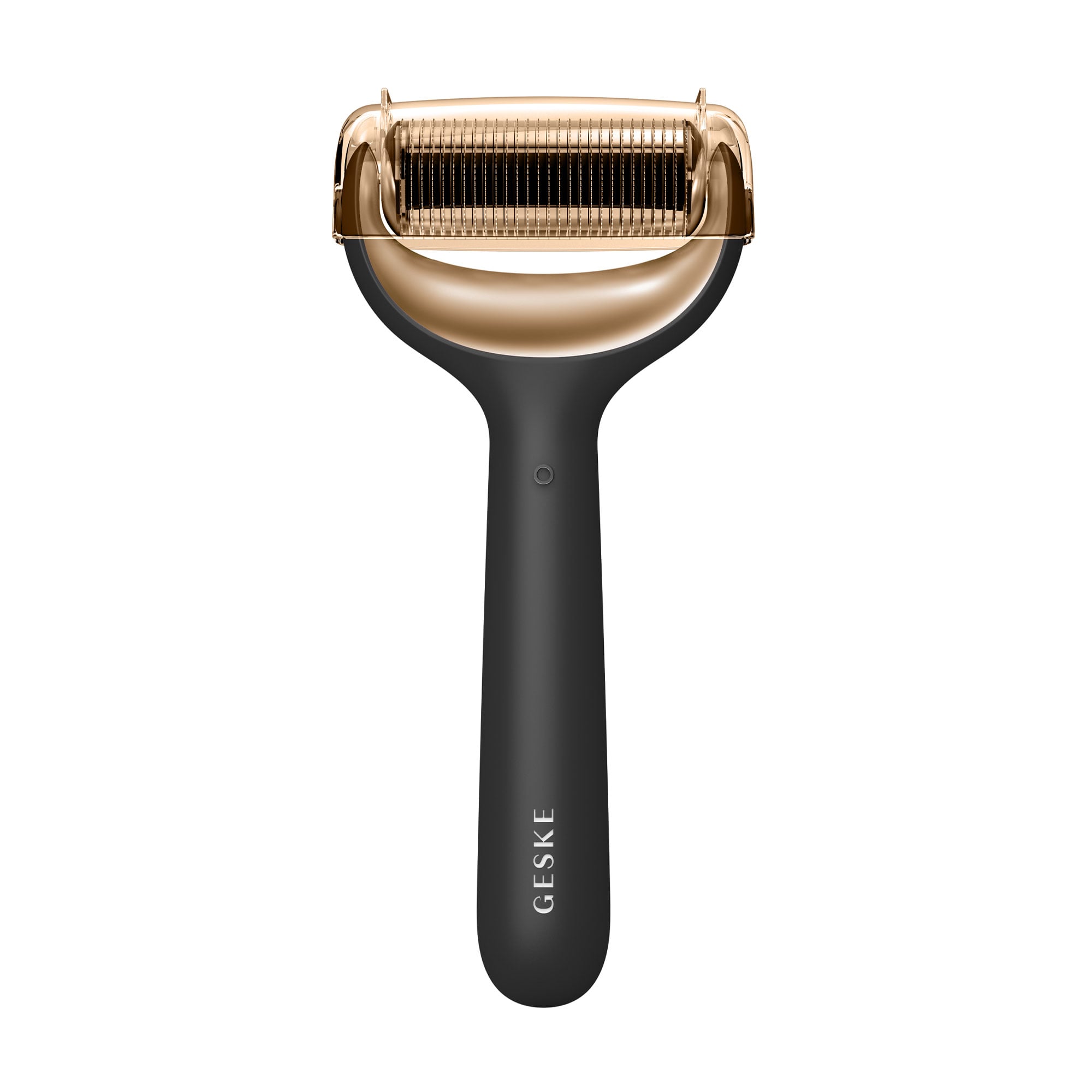 Електронний ролик для обличчя та тіла з мікроголками Geske MicroNeedle Face &amp; Body Roller 8 в 1 сірий