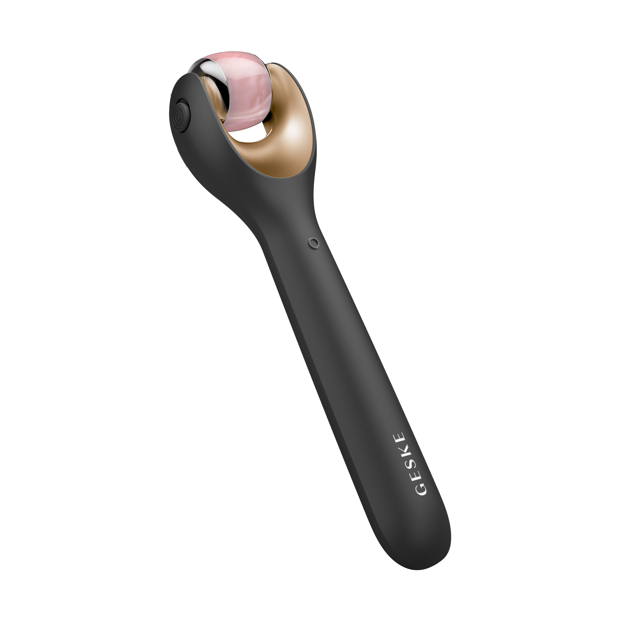 Електронний ролик для обличчя з мікроголками Geske MicroNeedle Face Roller 9 в 1 сірий