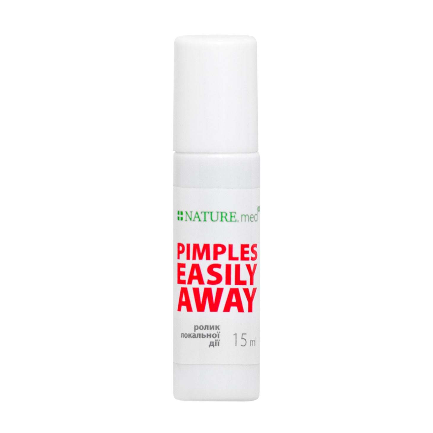 Крем-ролик для обличчя NATURE.med Pimples Easily Away Швидка перемога над прищами, 15 мл